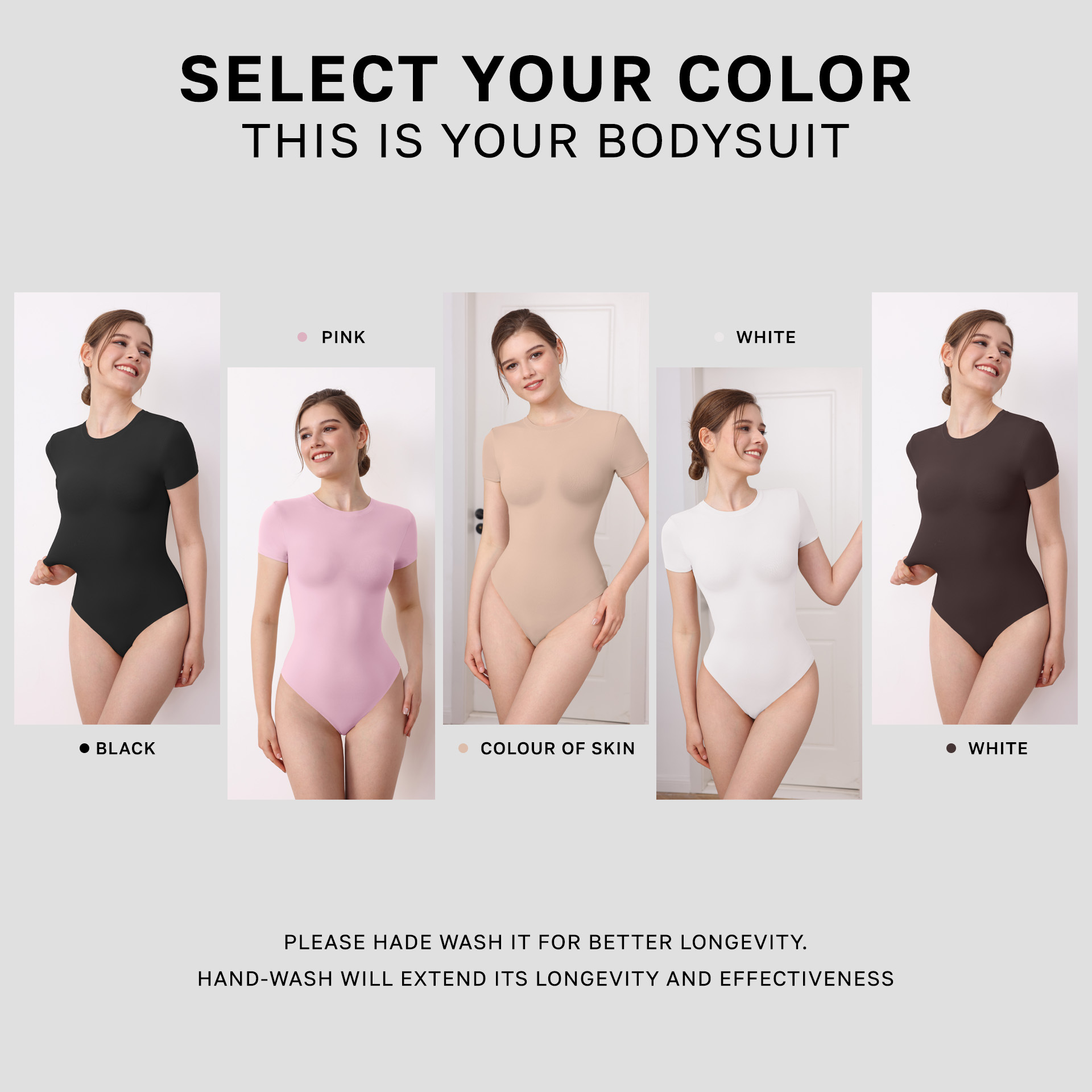 Womens Bodycon Jumpsuit - Slimming Seamless Body Shaper Bodysuit